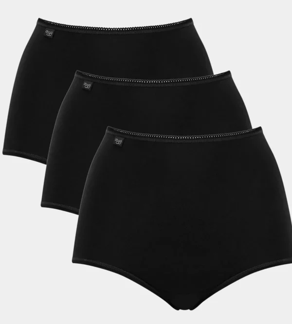 sloggi Multipack Knickers | Maxi & Midi<24/7 COTTON Black