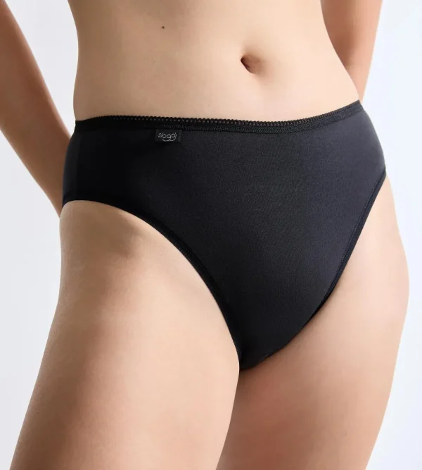 sloggi Multipack Knickers | Maxi & Midi<24/7 COTTON Black