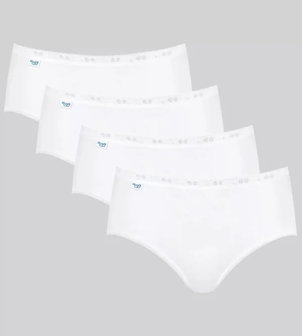 sloggi Multipack Knickers | Maxi & Midi<BASIC+ White