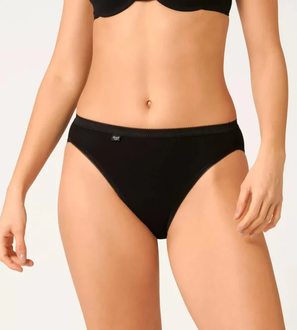 sloggi Multipack Knickers | Maxi & Midi<BASIC+ Black