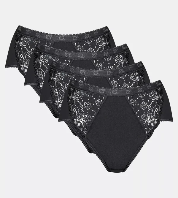 sloggi Multipack Knickers | Maxi & Midi<CHIC Black