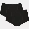 sloggi Multipack Knickers | Maxi & Midi<CONTROL Black