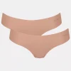 sloggi Multipack Knickers | Strings & Thongs<ZERO MICROFIBRE Cameobrown