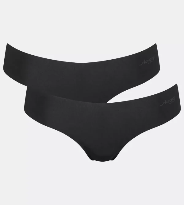 sloggi Multipack Knickers | Strings & Thongs<ZERO MICROFIBRE Black