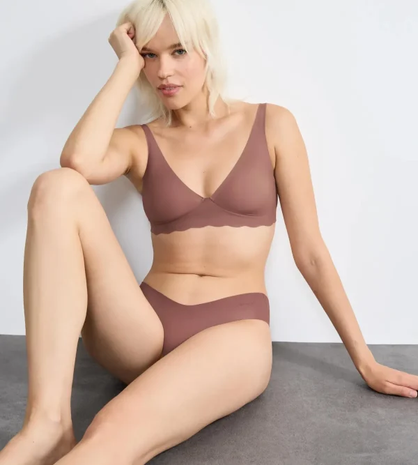 sloggi Bralettes | Non-wired Bras<ZERO MICROFIBRE Cacao