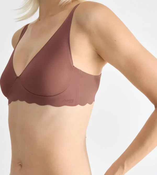 sloggi Bralettes | Non-wired Bras<ZERO MICROFIBRE Cacao