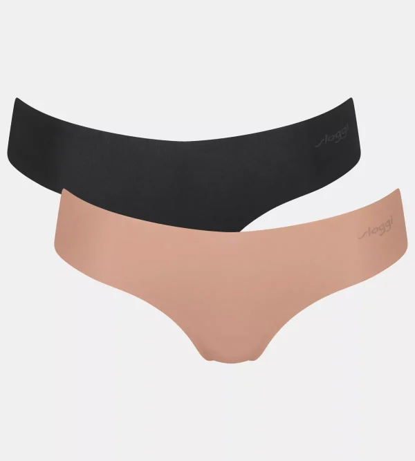 sloggi Multipack Knickers | Strings & Thongs<ZERO MICROFIBRE 2.0 Brown-DarkCombination